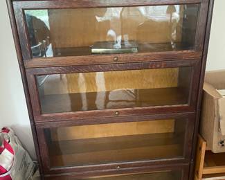 4 Stack Antique Bookcase
