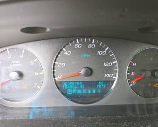 2008 Chevy Impala dash