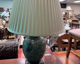 Green Marble Lamp
