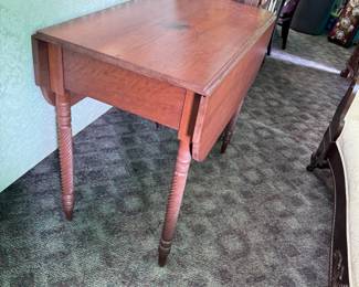 Antique drop leaf table