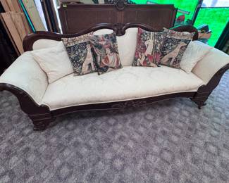 Beautiful mahogany Empire sofa