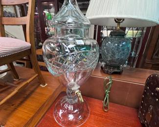 Large crystal tea/coffee urn