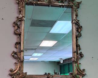 Large gilt mirror