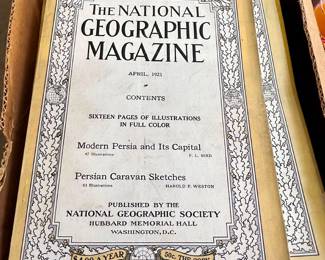 1920's-30's The National Geographic Magazine