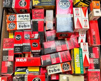 GE, RCA Sylvannia, DuMont Electron Tubes