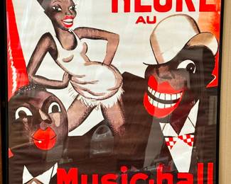 Champs Des Elysees Music Hall Poster