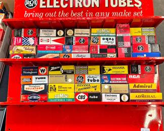 RCA Electron Tubes Advertising Display, Original Boxes