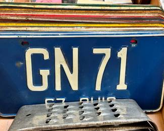 Vintage License Plates