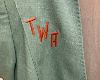 R104 - $375. Vintage Briny Marlin TWA Flight Attendant Jacket. Size 10 (vintage size 10! more like todays size 2) *Very Good* Vintage Condition!