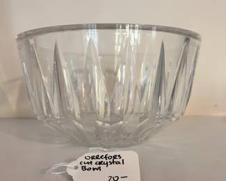 R40 - $20. Orrefors Crystal Bowl.