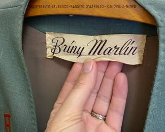 R104 - $375. Vintage Briny Marlin TWA Flight Attendant Jacket. Size 10 (vintage size 10! more like todays size 2) *Very Good* Vintage Condition!