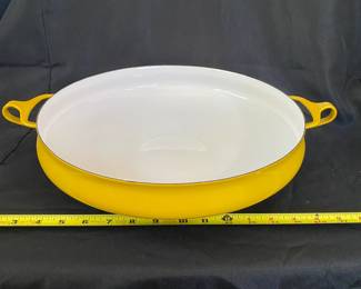 R7 - $85. Dansk Paella Pan. Measures 17.5" with handles. Very minor chips - excellent condition!