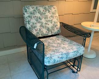 R26 - $1750. Vintage 1998 Lyon-Shaw Patio Furniture. EXCELLENT like new condition! Has always been in a temperature controlled sunroom. 2 Glider Chairs. 1 Gliding (or lockable in place) Couch. 1 Ottoman. Coffee Table. Floor Lamp.