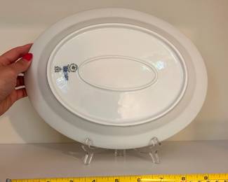 R124 - $65. Blue Fluted Royal Copenhagen Denmark Platter