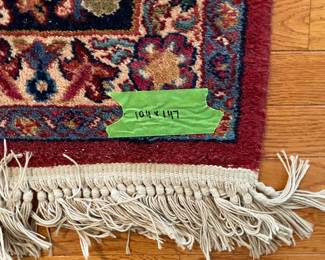 R63 - $450. Karastan "Red Sarouk" #785. Measures 104" x 147". No issues noted! Excellent Condition.