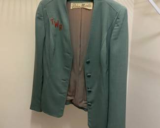 R104 - $375. Vintage Briny Marlin TWA Flight Attendant Jacket. Size 10 (vintage size 10! more like todays size 2) *Very Good* Vintage Condition!