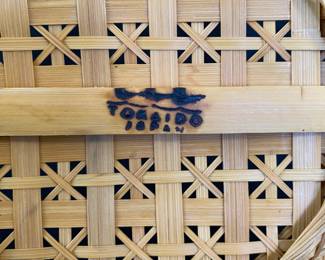 R31 - $20. Tokaido Japan Basket. Measures 10" wide x 3" tall. Excellent Condition