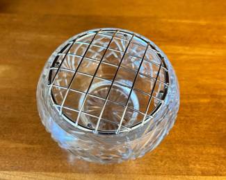 R128 - $10. Cut Glass Rose Bowl.