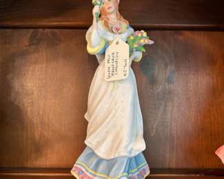R148 - $10. Lenox 1990 Street Crier Collection. Measures 9.5" tall.