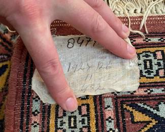 R60 - $275. Pakistan Wool Rug. Measures 73" x 50". Beautiful Condition!
