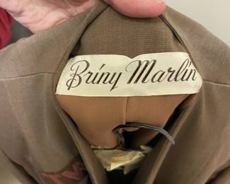 R105 - $695. Briny Marlin Flight Attendant 2 Piece Outfit. Vintage Size 10 in very good condition!