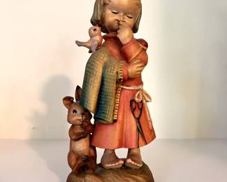 R42 - $35. Anri Italy Wooden Decor.