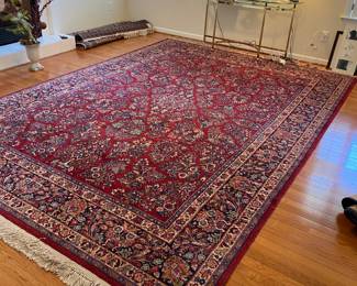 R63 - $450. Karastan "Red Sarouk" #785. Measures 104" x 147". No issues noted! Excellent Condition.