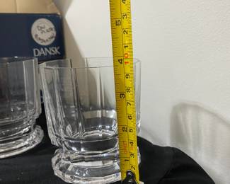 R29 - $50. 8 Pieces Dansk "Gustav" 3.75" tall.