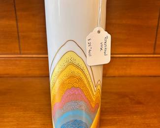 R169 - $60. Rosenthal Vase Rosemonde Nairac Vase. Measures 8.25" tall.