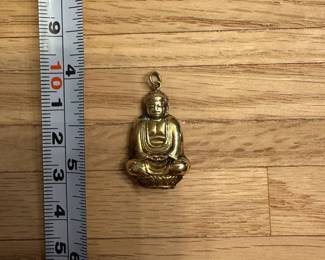 J6 - $250. 14kt Gold Buddha Charm.