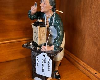 R175 - $20. Doulton "The Clockmaker" Measures 7.25" tall.