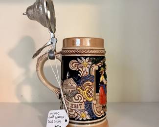 R39 - $25 Vintage German Beer Stein.
