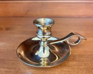 R130 - $10. Brass Chamberstick.