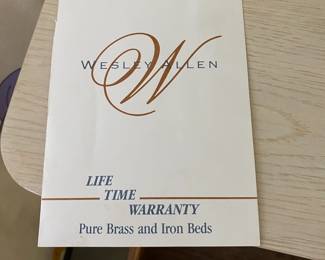 R69 - $250 EACH. 2 Available. Wesley Allen Iron Twin Bed. 45" tall. Clean mattress & box spring included if you want them!