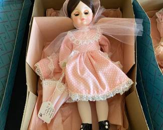 R85 - $15. Vintage Madame Alexander "Rebecca" original box & tags.