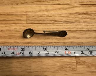 J9 - $10. Sterling Small Spoon Brooch.