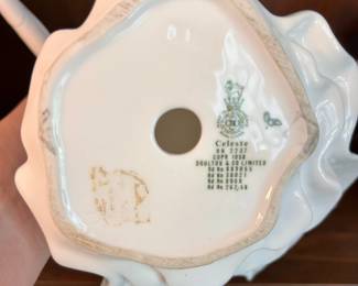 R146 - $20. Royal Doulton "Celeste" '58. Measures 7" tall.