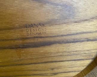 R24 - $40. Dansk Lidded Bowl (plastic lined) Measures 9.5" wide x 5.25" tall.