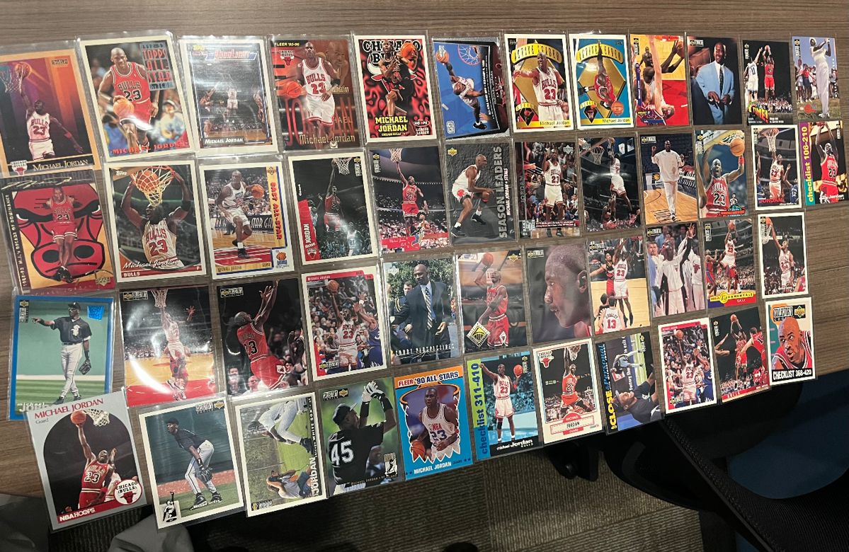 Huge Michael Jordan lot. Mint condition cards