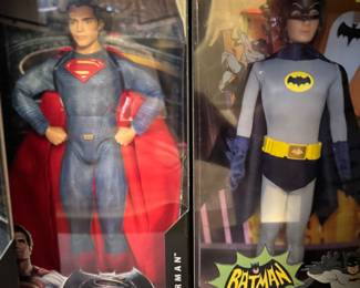 Super Man and Batman Collection action Figures