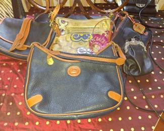 Assortment of Purses by Donney & Bourke, Coach & Brighton