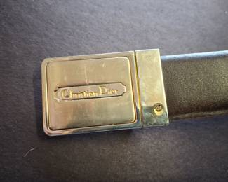 Christain Dior Leather Belt