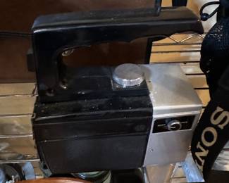 Vintage movie camera