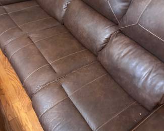 Very nice brown leather sofa