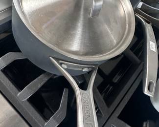 Lots of Green pans and lids