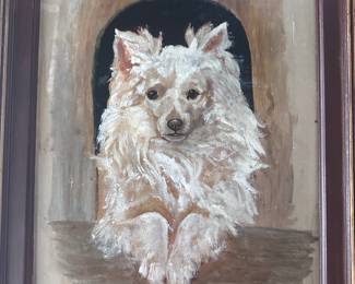 Original painting of this darling pup! signed
