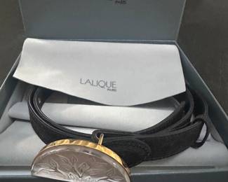 Beautiful Lalique small belt buckle
