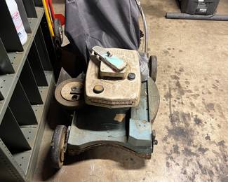 Vintage self-propelled mower