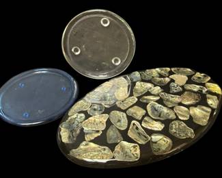 Oval Abalone TrivetHot Plate