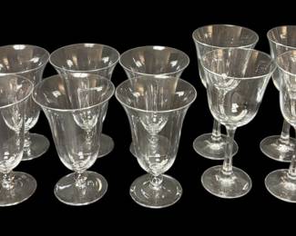 Clear Glass Stemware